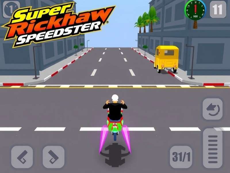 Super Rickshaw Speedster Game Features